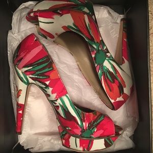 Floral High Heel pumps